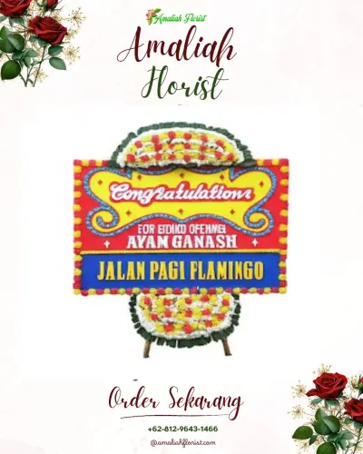 Bunga Papan Congratulation di Campurejo